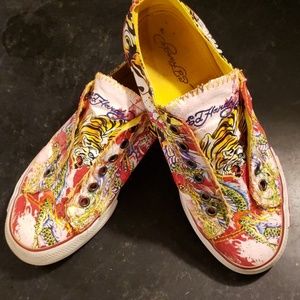 Ed Hardy Sneakers Womens 7, EUC